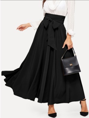 Fashion Skirts Flared Skirts René Lezard Ren\u00e9 Lazard Flared Skirt black-cream striped pattern elegant 