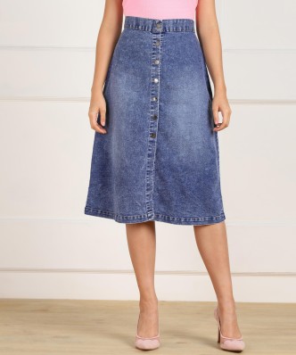 flipkart jeans skirt