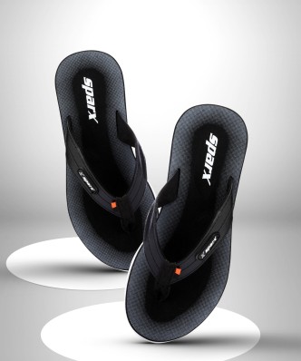 sparx slippers black