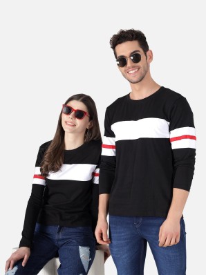 couple t shirt full sleeve with cap