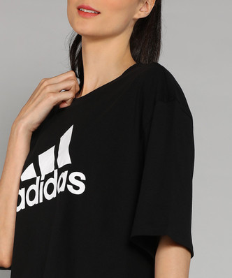 Black adidas shirt for girls Clearance