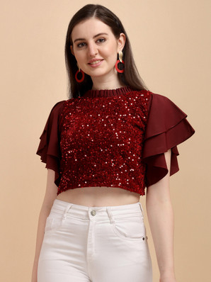 Sequence tops for girls clearance