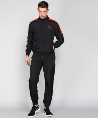 red and black puma tracksuit