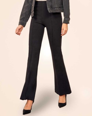 formal black pants for females