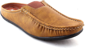 SCARPIA Open Back Loafers For Men - Buy 