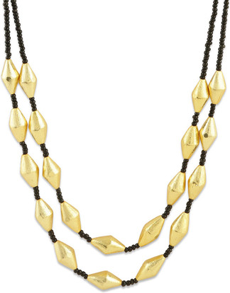 ACCESSHER Stylish Dholki Beads Necklace 