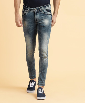 Spykar Skinny Men Blue Jeans - Buy BLUE 
