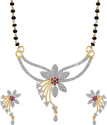 Earrings Alloy Mangalsutra Price 
