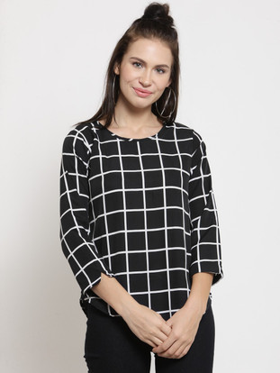 DARZI Casual Regular Sleeve Checkered 