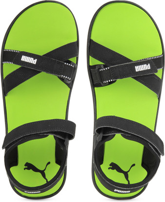 PUMA Pebble Men Black Sports Sandals 