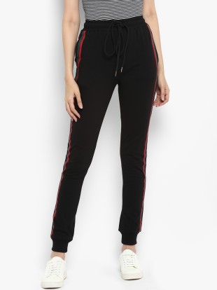 color block track pants womens