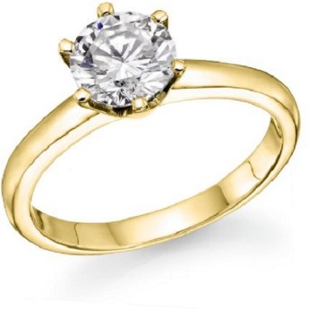 american diamond ring gold