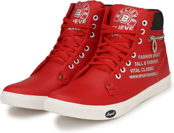 red high top sneakers for men