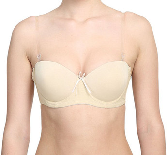 bra with transparent strap