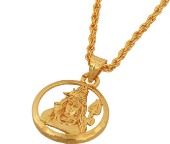 Dzinetrendz Gold plated, Shiva Mahadev 