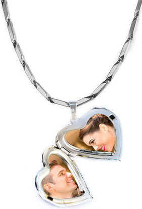 Silver Chain Alloy Necklace Set 
