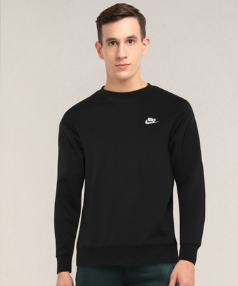NIKE Full Sleeve Solid Men Sweatshirt 