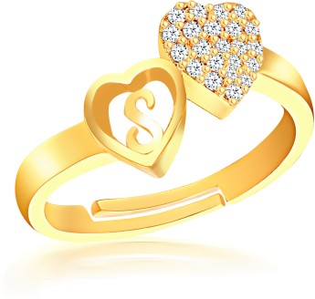 E&e Cz Double Rope Ring in Metallic Womens Jewellery Rings 