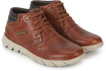 red chief black boot shoes