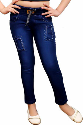 ELENDRA JEANS Regular Girls Blue Jeans 