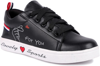 trending black sneakers