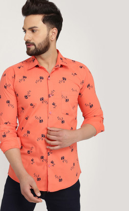 Printed orange shirt Clearance