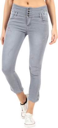 Live Ok Skinny Women Grey Jeans - Buy 