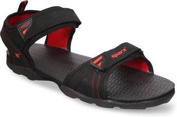 Sparx SS-706 Men Black, Red Casual 