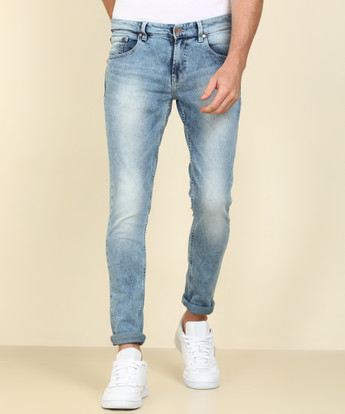 Spykar Super Skinny Men Light Blue 