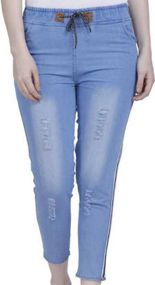 fashion Regular Women Light Blue Jeans 