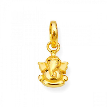 RATAN BAZAAR Ganesh ji Pendant gold 