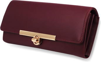 maroon clutch