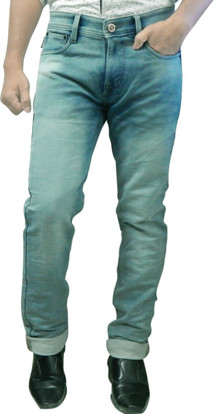 COOK Regular Men Light Green Jeans 