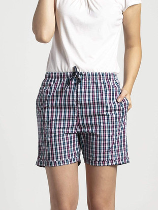 JOCKEY Checkered Women Multicolor 