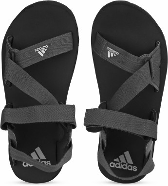 adidas men black sandals