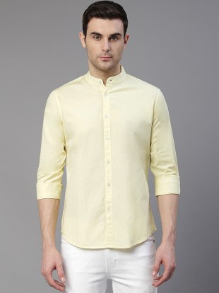 lemon yellow mens shirt