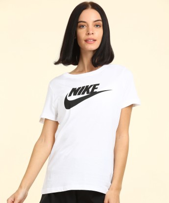 white womens nike t shirt