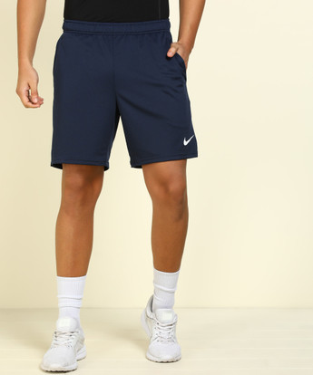 NIKE Solid Men Blue Sports Shorts - Buy 