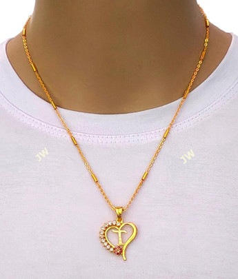 Vraj india T letter locket pendants 