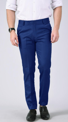 AD \u0026 AV Regular Fit Men Blue Trousers 