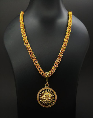 Minprice Linked Gold Plated Metal Alloy 