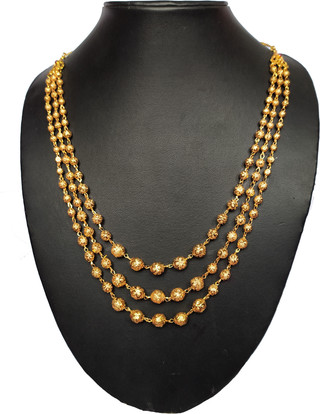 HMDN 3 layered Mohan mala Gold-plated 