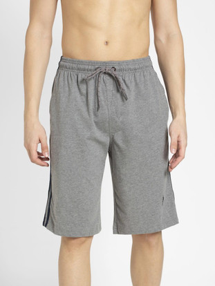 JOCKEY Solid Men Grey Regular Shorts 