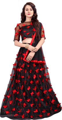 Design Semi Stitched Lehenga Choli 