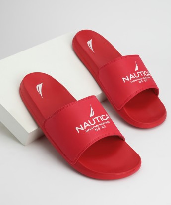 nautica slides white