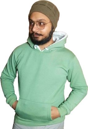 Fur hooded sweatshirt Clearance