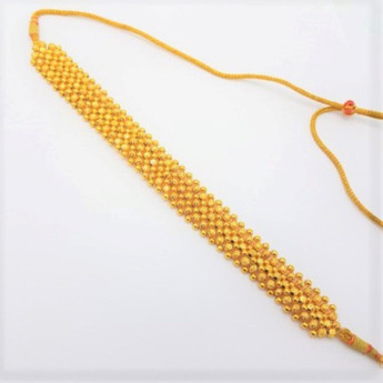 1 gram gold Thushi Necklace Set 