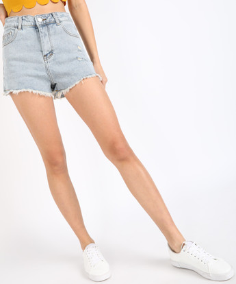 Urbanic Distressed Women Blue Denim 