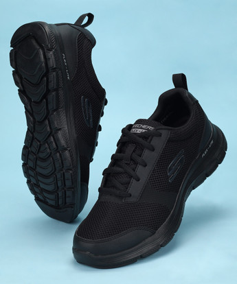 skechers plain black