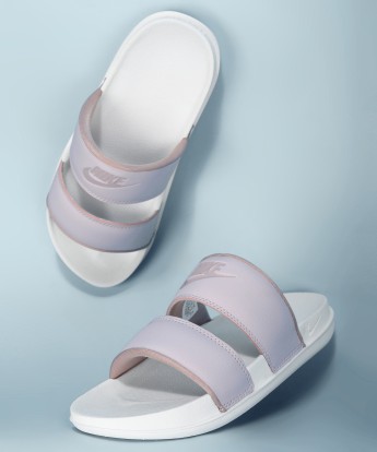 nike slides women teal